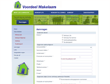 Tablet Screenshot of aanvragen.voordeelmakelaars.com